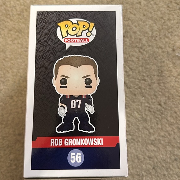 POP Football: Patriots - Rob Gronkowski (Color Rush) Funko Vinyl Figure - Picture 4 of 4